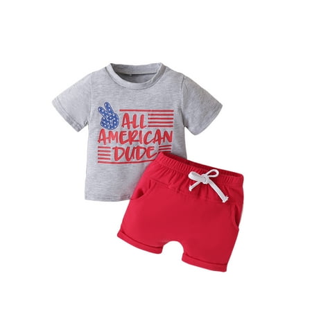 HOANSELAY Independence Day Kid Pants Suit Casual Street Short Sleeves Letters Tops Summer Boys Loose Shorts
HOANSELAY Independence Day Kid Pants Suit Casual Street Short Sleeves Letters Tops Summer Boys Loose Shorts