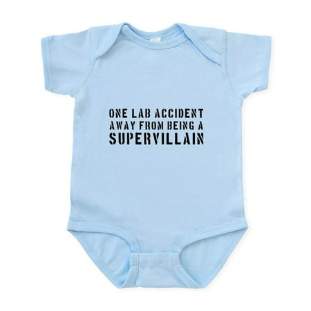 CafePress - One Lab Accident Supervillain Body Suit - Baby Light Bodysuit Size Newborn - 24 Months
CafePress - One Lab Accident Supervillain Body Suit - Baby Light Bodysuit Size Newborn - 24 Months
