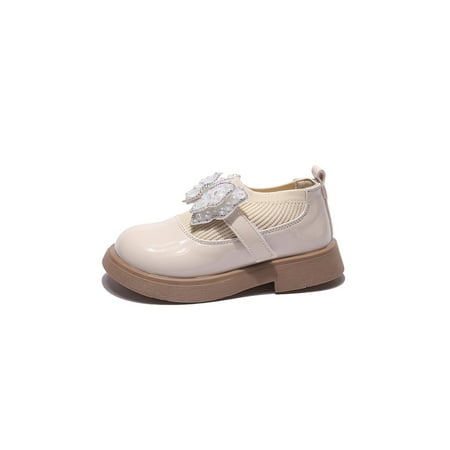 Eloshman Girl s Loafers Slip On Flats Uniform Dress Shoes Party Lightweight Bowknot Leather Shoe Anti-Slip Beige with Plush Lined 10C
Eloshman Girl s Loafers Slip On Flats Uniform Dress Shoes Party Lightweight Bowknot Leather Shoe Anti-Slip Beige with Plush Lined 10C