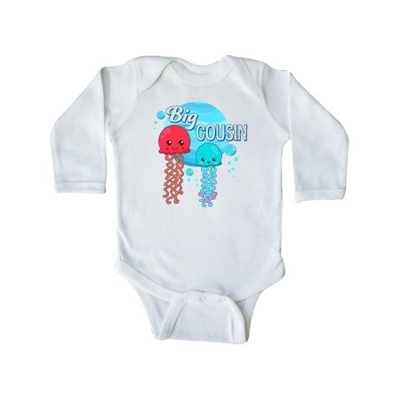 Inktastic Big Cousin cute jellyfish Gift Baby Boy or Baby Girl Long Sleeve Bodysuit
Inktastic Big Cousin cute jellyfish Gift Baby Boy or Baby Girl Long Sleeve Bodysuit