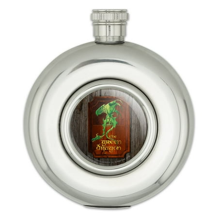 Lord of the Rings The Green Dragon Round Stainless Steel 5oz Hip Drink Flask
Lord of the Rings The Green Dragon Round Stainless Steel 5oz Hip Drink Flask