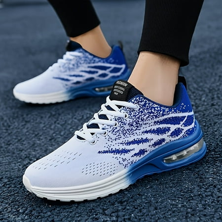 Men s Lace-up Sneakers with Air Cushion - Shock-absorbing and Breathable Athletic Shoes for Running Basketball and Gym Workout
Men s Lace-up Sneakers with Air Cushion - Shock-absorbing and Breathable Athletic Shoes for Running Basketball and Gym Workout