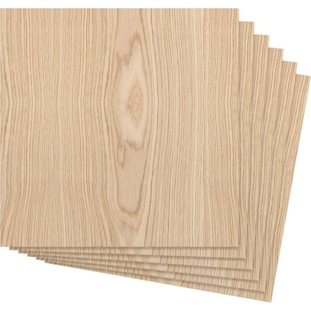Ekena Millwork 23 3/4 W x 23 3/4 H x 3/8 T Wood Hobby Boards Red Oak (6-Pack)