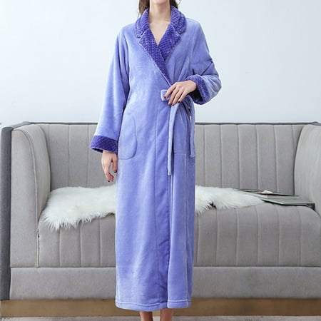 vbnergoie s Home Wear Flannel Nightgown Long Coral Velvet Bathrobe Night Wear Women Cotton Woman Sleep Gown
vbnergoie s Home Wear Flannel Nightgown Long Coral Velvet Bathrobe Night Wear Women Cotton Woman Sleep Gown