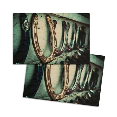 Lucky Horseshoes (4x6 Birch Wood Postcards 2-Pack Stationary Rustic Home Wall Decor)
Lucky Horseshoes (4x6 Birch Wood Postcards 2-Pack Stationary Rustic Home Wall Decor)