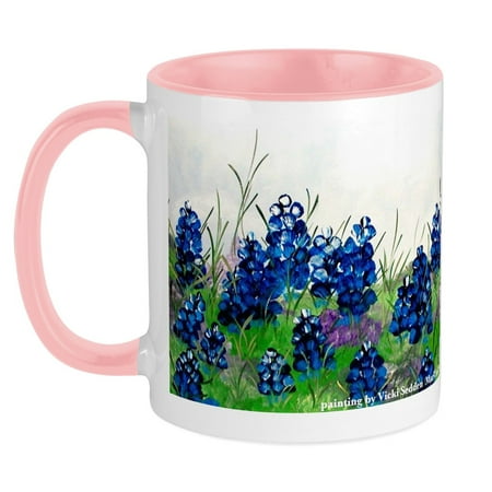 CafePress - Bluebonnet Painting Mug - Ceramic Coffee Tea Novelty Mug Cup 11 oz