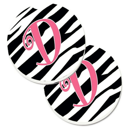 Carolines Treasures CJ1037-DCARC Monogram Initial D Zebra Stripe and Pink Set of 2 Cup Holder Car Coasters Large
Carolines Treasures CJ1037-DCARC Monogram Initial D Zebra Stripe and Pink Set of 2 Cup Holder Car Coasters Large