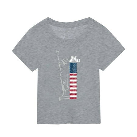 Summer Independence Day Printed Short Sleeved T Shirt for Boy and Girl 24 Month Girl Shirts Tees Girls Tops for Dance Pack of Tops Sequin Top Shirts for Kid Kids Thermal Toddler Fashion Outfits for
Summer Independence Day Printed Short Sleeved T Shirt for Boy and Girl 24 Month Girl Shirts Tees Girls Tops for Dance Pack of Tops Sequin Top Shirts for Kid Kids Thermal Toddler Fashion Outfits for