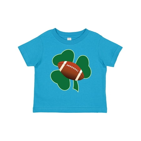 Inktastic St Patricks Day Football Gift Toddler Boy or Toddler Girl T-Shirt