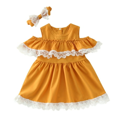 Sweet Girl Princess Dress Toddler Kids Girls Clothes Summer Lace Solid One Shouldered Dress Casual Ruffle Beach Dresses Headband Outfits Baby Summer Autumn Clothing
Sweet Girl Princess Dress Toddler Kids Girls Clothes Summer Lace Solid One Shouldered Dress Casual Ruffle Beach Dresses Headband Outfits Baby Summer Autumn Clothing