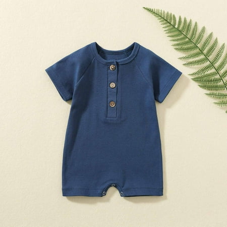 FAKKDUK Baby Infant Girl Cotton Short Sleeve Onesies Bodysuits Sleep and Play Summer Toddler Baby Girls Boys Solid Button T-Shirt Jumpsuit Romper Sizes 0-3 Months&Navy
FAKKDUK Baby Infant Girl Cotton Short Sleeve Onesies Bodysuits Sleep and Play Summer Toddler Baby Girls Boys Solid Button T-Shirt Jumpsuit Romper Sizes 0-3 Months&Navy