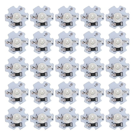 

25Pcs 5V LED Chips 200LM 3W High Power LED Lamp Beads for DIY Lighting FixturesGreen Light 520‑525NM