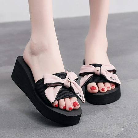 〖Yilirongyumm〗 Pink 39 Slippers For Women Thick Bow Slippers Wedge Non-Slip Heel Girls Casual Heel Women s Slipper
〖Yilirongyumm〗 Pink 39 Slippers For Women Thick Bow Slippers Wedge Non-Slip Heel Girls Casual Heel Women s Slipper