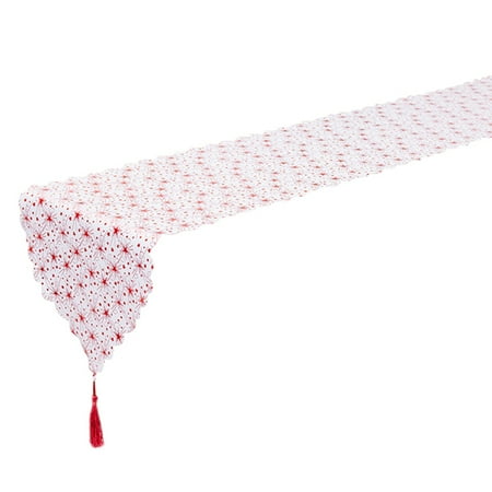 Bronzing Christmas Table Runner - Star Leaf Snowflake Tablecloth Placemat with for Xmas Table Decorations B
Bronzing Christmas Table Runner - Star Leaf Snowflake Tablecloth Placemat with for Xmas Table Decorations B