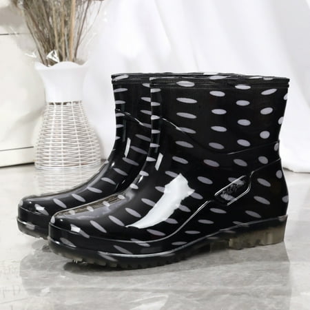 Cathalem Speedy Boots for Women Top Rubber Baby Boots Water Women Rain Boot Rainproof Shoe Short Boots Black 7
Cathalem Speedy Boots for Women Top Rubber Baby Boots Water Women Rain Boot Rainproof Shoe Short Boots Black 7
