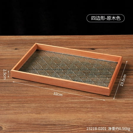 NUOLUX Glass Flower Pattern Wood Tray Fruits Tray Rectangle Tray Snack Serving Tray
NUOLUX Glass Flower Pattern Wood Tray Fruits Tray Rectangle Tray Snack Serving Tray