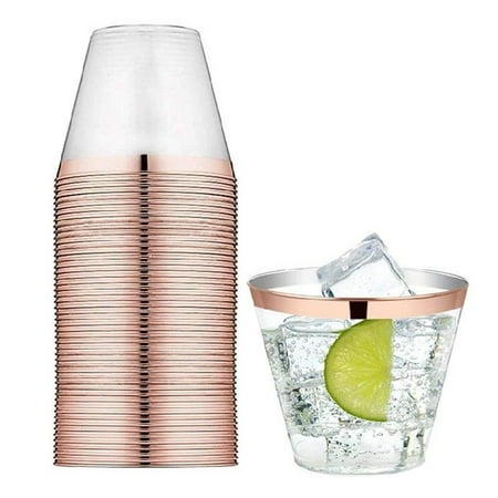 BTGUY 25pcs Bronzing Disposable Plastic Cup Beverage Wine Champagne Cocktail 270ml
BTGUY 25pcs Bronzing Disposable Plastic Cup Beverage Wine Champagne Cocktail 270ml