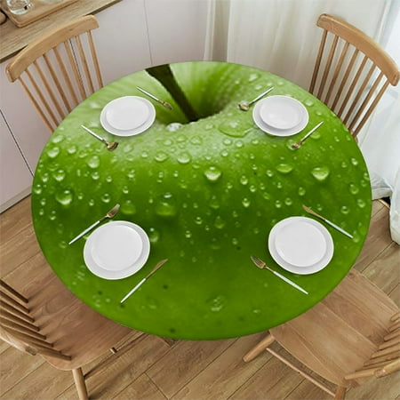 Palnkart Green Apple Round Table Cover Stain Resistant Washable Indoor Outdoor Tablecloth Kitchen Dining Wedding Parties Waterproof 100% Polyester Fiber 38-42
Palnkart Green Apple Round Table Cover Stain Resistant Washable Indoor Outdoor Tablecloth Kitchen Dining Wedding Parties Waterproof 100% Polyester Fiber 38-42