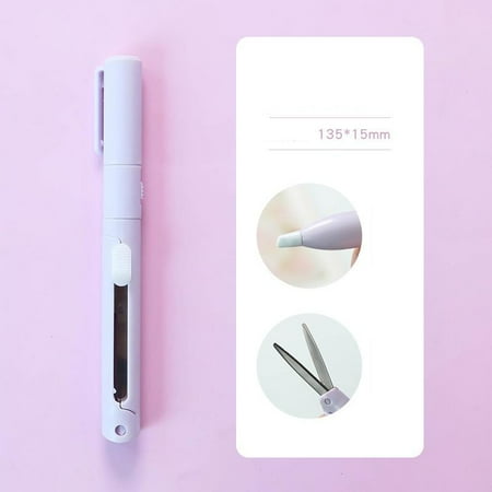 MINM Color Folding Scissor Pen Cutter Portable Size Safe Ceramic Pencutter Utility Knife for Paper Work Diary School
MINM Color Folding Scissor Pen Cutter Portable Size Safe Ceramic Pencutter Utility Knife for Paper Work Diary School