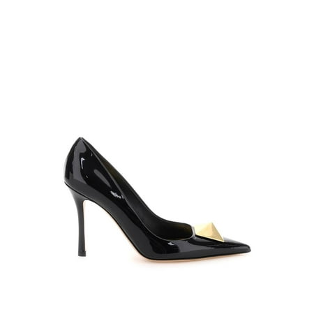 PATENT LEATHER ONE STUD PUMPS VALENTINO GARAVANI