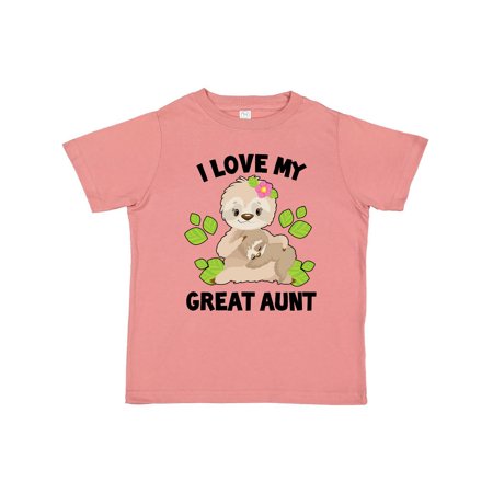 Inktastic Cute Sloth I Love My Great Aunt with Green Leaves Gift Toddler Boy or Toddler Girl T-Shirt
Inktastic Cute Sloth I Love My Great Aunt with Green Leaves Gift Toddler Boy or Toddler Girl T-Shirt