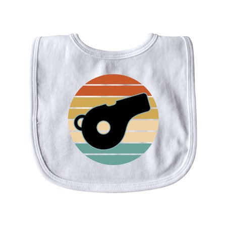 Inktastic Coach Sports Whistle Retro Sunset Gift Baby Boy Bib