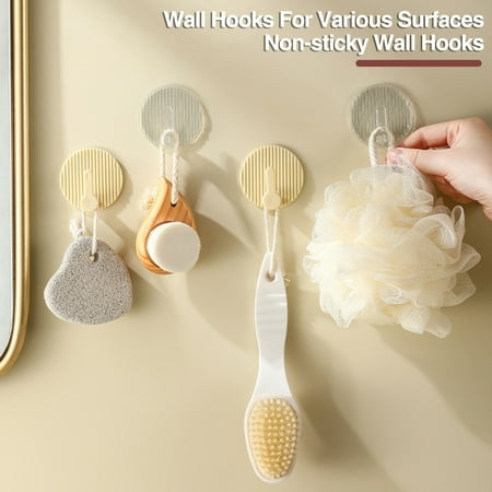 WYFCFF Moisture proof Wall Hooks Waterproof Non marking Multi functional Self Adhesive Door Hanging Hooks for Bathroom Kitchen 4Pcs Wall Hooks
WYFCFF Moisture proof Wall Hooks Waterproof Non marking Multi functional Self Adhesive Door Hanging Hooks for Bathroom Kitchen 4Pcs Wall Hooks