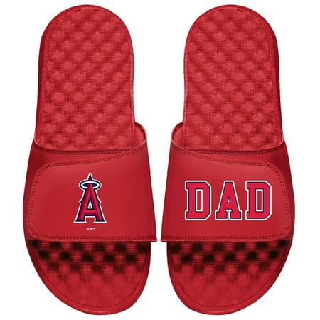 Men s ISlide Red Los Angeles Angels Dad Slide Sandals