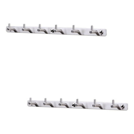 2 Count Hook Rack Stainless Steel Hooks Holder Coat Multifunction Wall Mounted Bathroom
2 Count Hook Rack Stainless Steel Hooks Holder Coat Multifunction Wall Mounted Bathroom