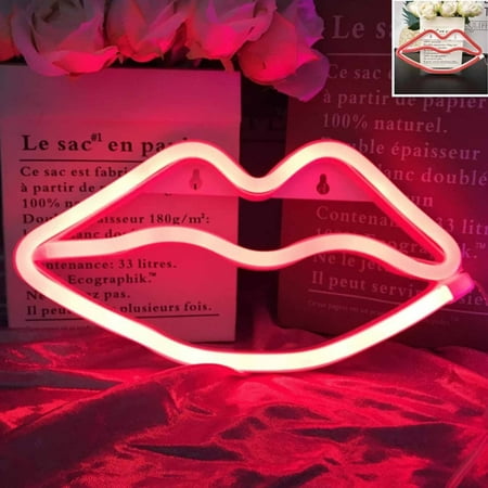 NIUREDLTD LED neon sign night light lip light wall decoration Christmas Wedding
NIUREDLTD LED neon sign night light lip light wall decoration Christmas Wedding