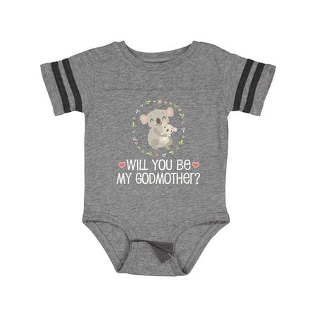 Inktastic Godmother Proposal Announcement Gift Baby Girl Bodysuit