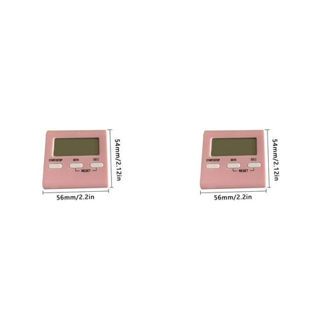 2Pcs Digital Timer Kitchen Baking Cooking Countdown Timing Device Cooking Timer Lcd Display Loud Alarm Timer
2Pcs Digital Timer Kitchen Baking Cooking Countdown Timing Device Cooking Timer Lcd Display Loud Alarm Timer