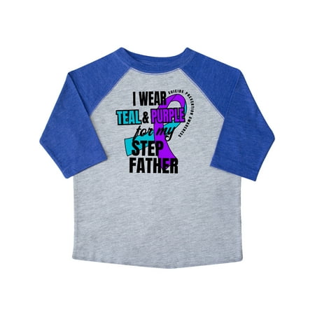 Inktastic Suicide Prevention I Wear Teal and Purple for My Step Father Gift Toddler Boy or Toddler Girl T-Shirt
Inktastic Suicide Prevention I Wear Teal and Purple for My Step Father Gift Toddler Boy or Toddler Girl T-Shirt