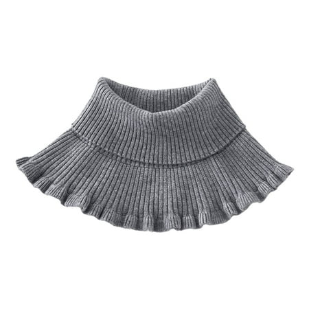 Women Scarf Winter Ribbed Knit Ruffle Neck Warmer Turtleneck Fake Collar Dickey
Women Scarf Winter Ribbed Knit Ruffle Neck Warmer Turtleneck Fake Collar Dickey