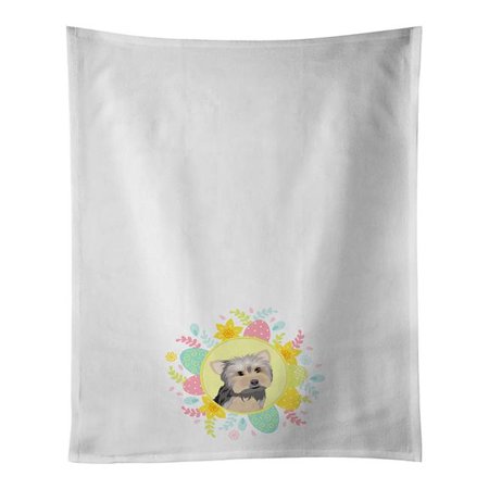 Carolines Treasures WDK3561WTKT 28 x 19 in. Unisex Yorkie Blue & Tan No.2 White Dish Towels Kitchen Towel - Set of 2
Carolines Treasures WDK3561WTKT 28 x 19 in. Unisex Yorkie Blue & Tan No.2 White Dish Towels Kitchen Towel - Set of 2