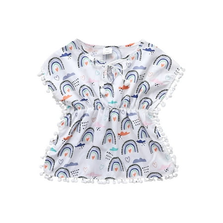 Licupiee Toddler Baby Girls Swimsuit Cover-up Beach Sundress Summer Poncho Rash Guards Bathing Suit
Licupiee Toddler Baby Girls Swimsuit Cover-up Beach Sundress Summer Poncho Rash Guards Bathing Suit