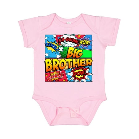 Inktastic Big Brother Comic Book Gift Baby Boy Bodysuit