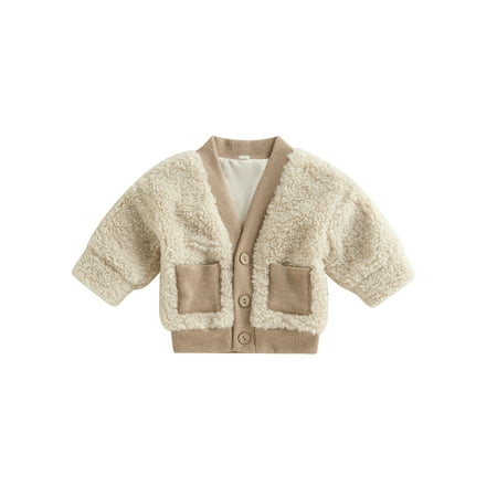 Newborn Baby Girl Fleece Cardigan Jacket Long Sleeve V Neck Fuzzy Coat Infant Fall Casual Tops Outwear
Newborn Baby Girl Fleece Cardigan Jacket Long Sleeve V Neck Fuzzy Coat Infant Fall Casual Tops Outwear