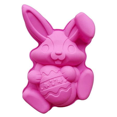 NIUREDLTD Silicone Bunny Bakeware Easter Cake Mould Cartoon Bunny DIY Baking Tools