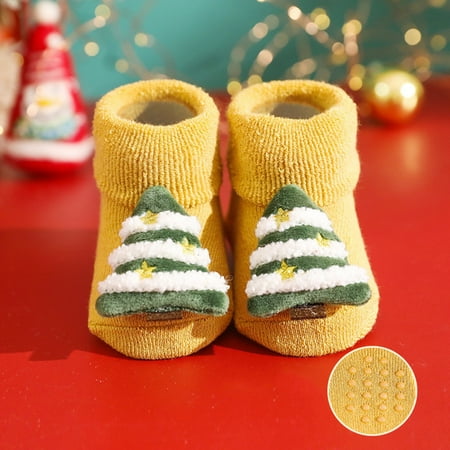 TOWED22 Autumn And Winter Thickened Baby Socks Antiskid Baby Floor Socks Children Christmas Socks Socks That Feel like Pillows A
TOWED22 Autumn And Winter Thickened Baby Socks Antiskid Baby Floor Socks Children Christmas Socks Socks That Feel like Pillows A