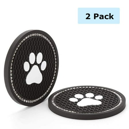 2 Packs Dog Paw Interior Accessories PVC Diamond Cup Pad for Car Cup Coaster Water Cup Coaster
2 Packs Dog Paw Interior Accessories PVC Diamond Cup Pad for Car Cup Coaster Water Cup Coaster