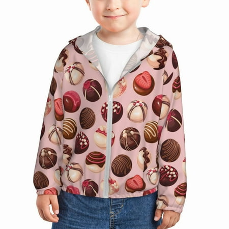 Sun Hoodie for Kids Delicate Chocolate Ball Print Long Sleeve Swim Fishing Shirts Sun Protection Zip Up Jacket Clothing Athletic Hoodie
Sun Hoodie for Kids Delicate Chocolate Ball Print Long Sleeve Swim Fishing Shirts Sun Protection Zip Up Jacket Clothing Athletic Hoodie