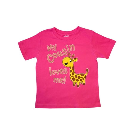 Inktastic My Cousin Loves me- cute giraffe Gift Toddler Boy or Toddler Girl T-Shirt
Inktastic My Cousin Loves me- cute giraffe Gift Toddler Boy or Toddler Girl T-Shirt