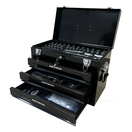 3-Drawers ToolWith ToolsMetal Toolbox WithBearing Drawer Slides Tool Chest Organizer For Trunk
3-Drawers ToolWith ToolsMetal Toolbox WithBearing Drawer Slides Tool Chest Organizer For Trunk