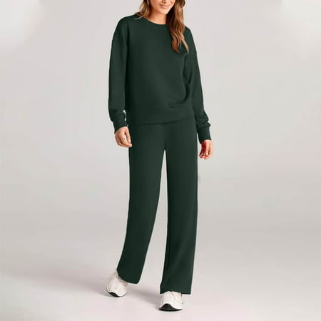 Sweat Sets for Women 2 Piece Solid Pullover Tops Drawstring Straight Leg Sweatpants Womens Two Piece Set Fall 2024 Autumn/Winter New Women s Fashion Creative Costumes
Sweat Sets for Women 2 Piece Solid Pullover Tops Drawstring Straight Leg Sweatpants Womens Two Piece Set Fall 2024 Autumn/Winter New Women s Fashion Creative Costumes