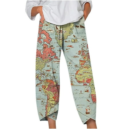 Dadaria Wide Leg Linen Pants for Women Plus Size Paw Print Elastic Waist Workout Sports Wide Leg Pants Trousers Green XXL Female
Dadaria Wide Leg Linen Pants for Women Plus Size Paw Print Elastic Waist Workout Sports Wide Leg Pants Trousers Green XXL Female