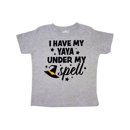 Inktastic I Have My Yaya Under My Spell with Cute Witch Hat Gift Toddler Boy or Toddler Girl T-Shirt
Inktastic I Have My Yaya Under My Spell with Cute Witch Hat Gift Toddler Boy or Toddler Girl T-Shirt