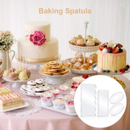 Yesbay 4Pcs/Set Baking Spatulas Clear Acrylic al Baking Scrapers Household Supplies
Yesbay 4Pcs/Set Baking Spatulas Clear Acrylic al Baking Scrapers Household Supplies