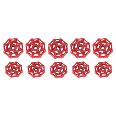 10pcs Shutoff Handles Decorative Water Pipe Fittings Ball Hand Wheel Parts