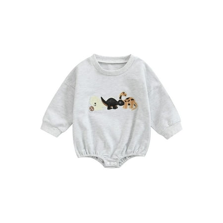 Baby Boys Girls Crewneck Sweatshirt Romper Oversized Long Sleeve Cartoon Animal Onesie Outfit Fall Winter Clothes
Baby Boys Girls Crewneck Sweatshirt Romper Oversized Long Sleeve Cartoon Animal Onesie Outfit Fall Winter Clothes